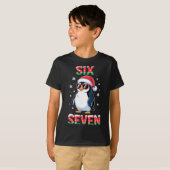Cute Six Seven 67 Penguin Kids Christmas Holiday  Tシャツ (正面フル)