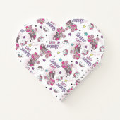 Cute Skater Girl Unicorn Roller Skate Pattern ノートブック (裏面)