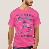 Cute Skater Skating Lovers Tシャツ (正面)