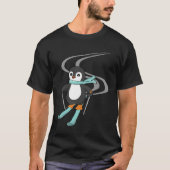Cute Skiing Penguin Animal   Penguins Tシャツ (正面)