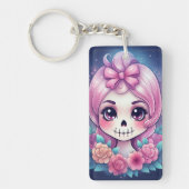 Cute Skull Acrylic Keychain キーホルダー (正面)