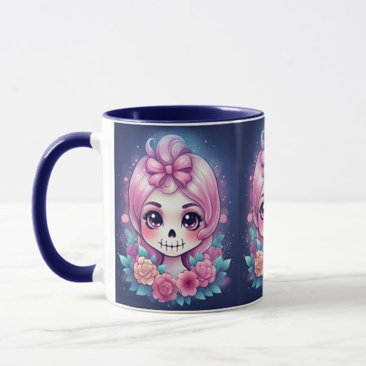 Cute Skull Mug マグカップ (左)