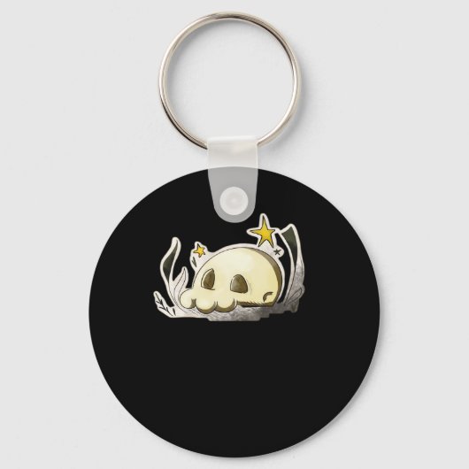 Cute Skull Oversized キーホルダー (正面)