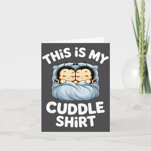 Cute Sleeng Bee This Is My Cuddle カード (正面)