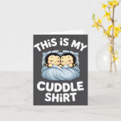 Cute Sleeng Bee This Is My Cuddle カード (黄色い花)