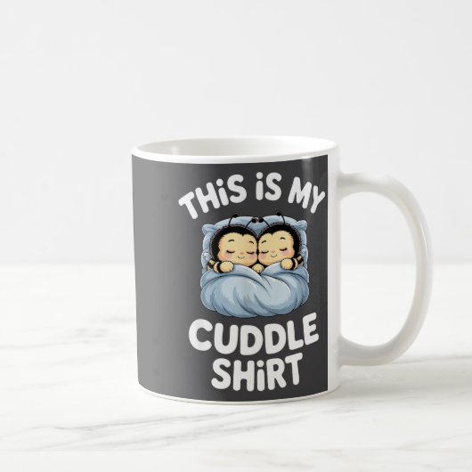 Cute Sleeng Bee This Is My Cuddle  コーヒーマグカップ (右)