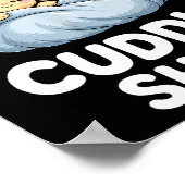 Cute Sleeng Bee This Is My Cuddle  ポスター (角)