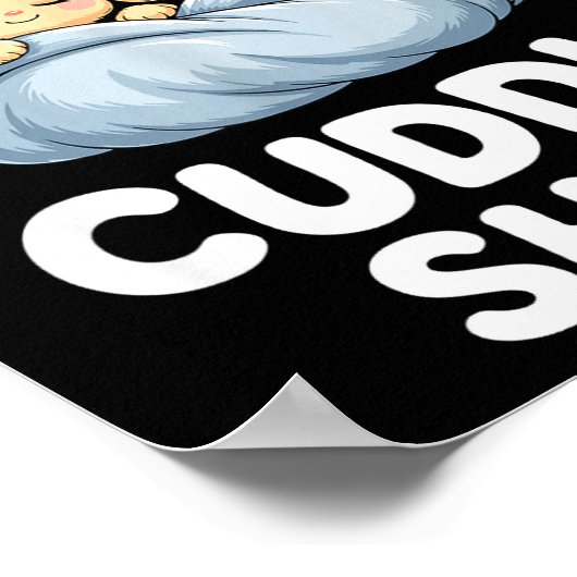 Cute Sleeng Bee This Is My Cuddle  ポスター (角)