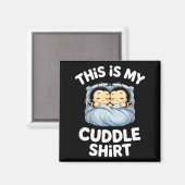 Cute Sleeng Bee This Is My Cuddle  マグネット (正面/裏面)