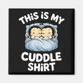 Cute Sleeng Bee This Is My Cuddle  マグネット (正面)
