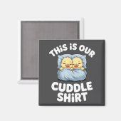Cute Sleeng Ducks This Is Our Cuddle  マグネット (正面/裏面)