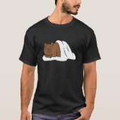 Cute Sleeping Bear Good At Naps  Bear Tシャツ (正面)