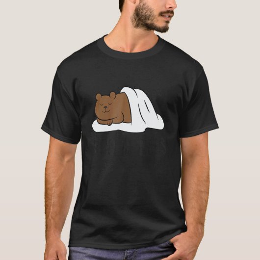 Cute Sleeping Bear Good At Naps  Bear Tシャツ (正面)