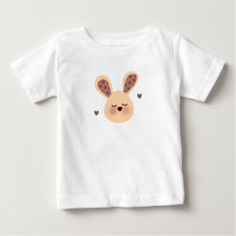 Cute Sleeping Bunny T-Shirt ベビーTシャツ