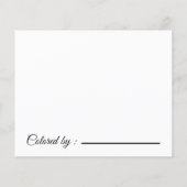 Cute Sleeping Cat Coloring Page (裏面)