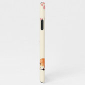 Cute Sleeping Fox Pattern Phone Case iPhoneケース (右側)