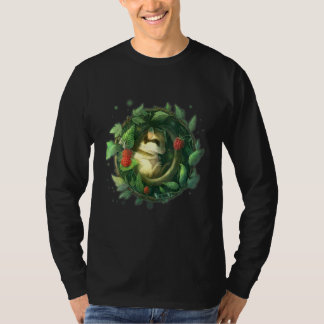Cute Sleeping Garden Dormouse Wild Animals  Summer Tシャツ