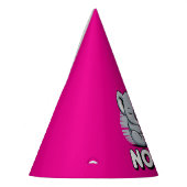 Cute Sleeping Koala “Nope” Funny Cartoon パーティーハット (左)