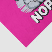 Cute Sleeping Koala “Nope” Funny Cartoon 薄葉紙 (詳細)