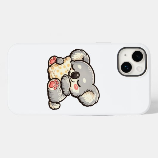 Cute Sleeping Koala with Pillow Case-Mate iPhoneケース (裏面 (横))