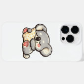 Cute Sleeping Koala with Pillow Case-Mate iPhoneケース (裏面 (横))