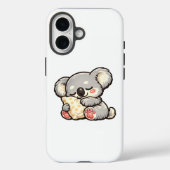 Cute Sleeping Koala with Pillow Case-Mate iPhoneケース (裏面)