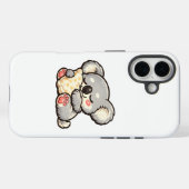 Cute Sleeping Koala with Pillow Case-Mate iPhoneケース (裏面 (横))