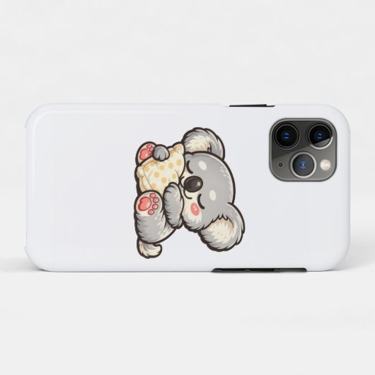 Cute Sleeping Koala with Pillow Case-Mate iPhoneケース (裏面(横))