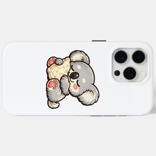 Cute Sleeping Koala with Pillow Case-Mate iPhoneケース (裏面 (横))