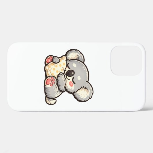 Cute Sleeping Koala with Pillow Case-Mate iPhoneケース (裏面 (横))