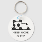 Cute Sleeping Panda Keychain キーホルダー (正面)