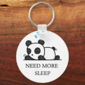 Cute Sleeping Panda Keychain キーホルダー (正面)