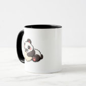 Cute Sleeping Panda with Pillow マグカップ (正面左)