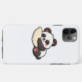 Cute Sleeping Panda with Pillow Case-Mate iPhoneケース (裏面(横))