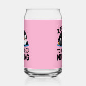 cute sleeping penguin, to do list nothing ガラス缶 (左)