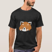 Cute Sleeping Red Panda Good At Naps  Red Panda Tシャツ (正面)