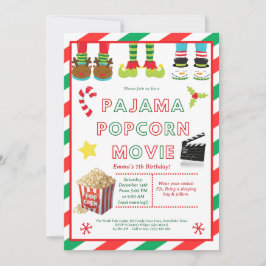 Cute Sleepover Birthday Party Invitation for Kids  招待状