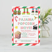 Cute Sleepover Birthday Party Invitation for Kids  招待状 (スタンド正面)