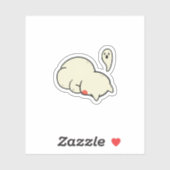 Cute Sleepy Blob Ghost Sticker シール (シート)