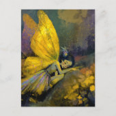 Cute Sleepy Fairy ポストカード (正面)