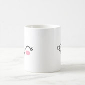 Cute Sleepy Morning Mug コーヒーマグカップ (中央)