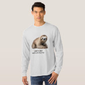 Cute Sloth Background Tシャツ (正面フル)