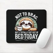 Cute Sloth Coffee Funny Quote Caffeine Lover Gift  マウスパッド (マウス)