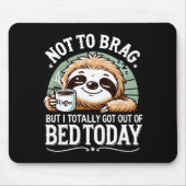 Cute Sloth Coffee Funny Quote Caffeine Lover Gift  マウスパッド (正面)