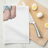 Cute Sloth Coffee Lover Shirt � Funny Fueled by Co キッチンタオル (四つ折り)