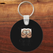 Cute Sloth Couple This Is Our Cuddle  キーホルダー (正面)