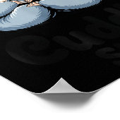 Cute Sloth Couple This Is Our Cuddle ポスター (角)