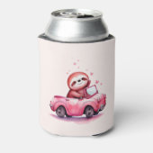 Cute Sloth Driving a Pink Convertible 缶クーラー (缶裏面)