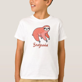 Cute Sloth Kids T-Shirt – Adorable Lazy Animal Tee Tシャツ