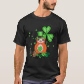 Cute Sloth Shamrock C Lazy  St Patricks Day Tシャツ (正面)